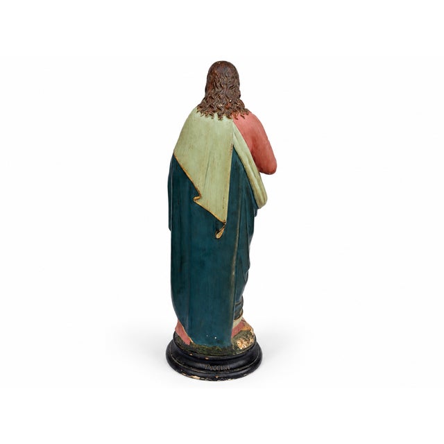 Puccini, Sacred Heart of Jesus, 1900, Plaster For Sale - Image 9 of 12