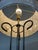 Industrial Iron Scroll Floor Lamp For Sale - Image 3 of 12