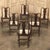 Early 20th Century Set of 6 Antique Queen Anne Chestnut Dining Chairs For Sale - Image 5 of 18