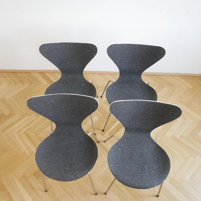 Fritz Hansen Series 7 Chairs by Arne Jacobsen for Fritz Hansen, 1960s, Set of 4 For Sale - Image 4 of 12