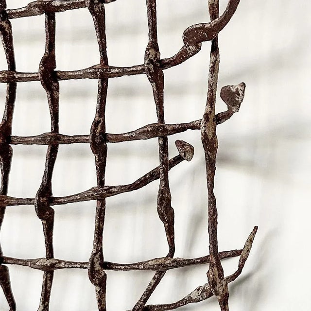 Brown Industrial Wall Sculpture, 1890s For Sale - Image 8 of 13