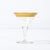 Set of Four 22 Karat Gold Gilt Rimmed Martini Glasses by Dorothy Thorpe For Sale In New York - Image 6 of 12
