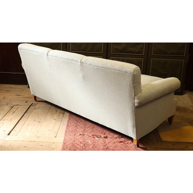 3-Seater Sofa by George Smith with Escale Ciel Fabric by Jean Paul Gaultier, 2010s For Sale - Image 17 of 18