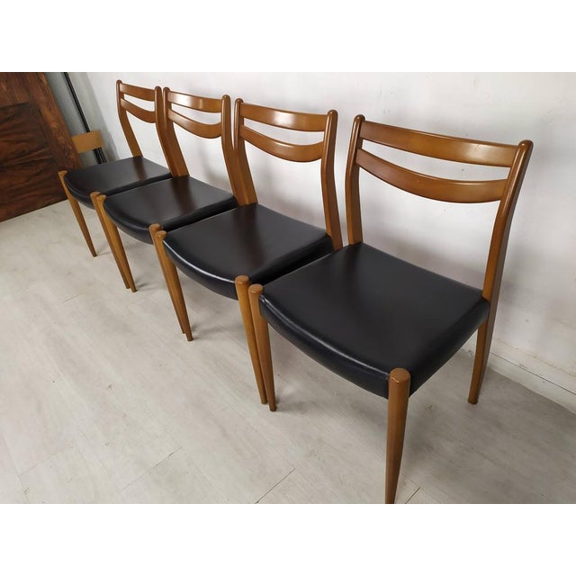 1960s Scandinavian Skai Chairs, 1960s, Set of 4 For Sale - Image 5 of 15