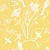 Schumacher Sky Meadow Wallpaper in Yellow For Sale