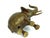 Mid 20th Century Solid Brass Lucky Trunk Up Elephant Figurine For Sale - Image 6 of 6