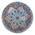 Moroccan Hand Painted Pottery Plate, Multi-Color For Sale