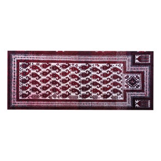 Afghan Hand-Knotted Prayer Rug For Sale