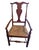 This early 20th century vintage fiddle back armchair exudes timeless elegance and charm. Crafted with exquisite attention...