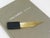 Large No. 4215 Letter Opener Knife in Brass and Leather by Carl Auböck, Vienna, Austria, 1950s For Sale - Image 9 of 12