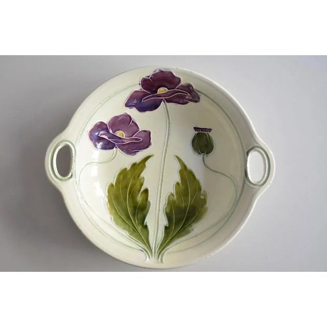 Ceramic Art Nouveau Bowl by Julius Dressler, 1910s For Sale - Image 7 of 7