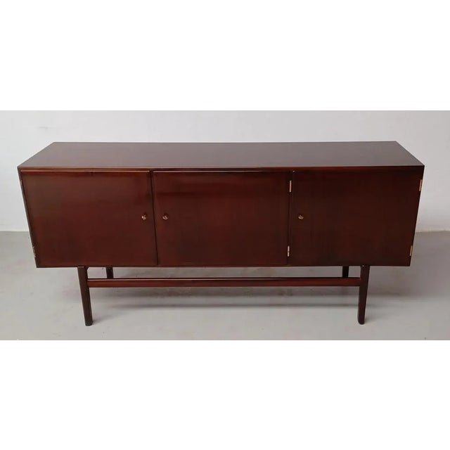 Ole Wanscher Fully Restored and Refinished Rungstedlund Sideboard The elegant and spacious sideboard with it's...