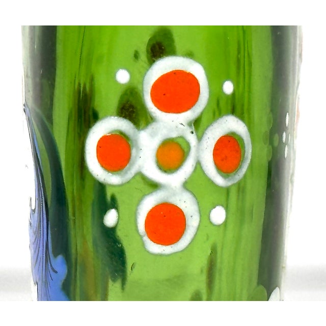 Late 19th Century Bohemian Heraldic Armorial Art Glass Pocket Beaker For Sale - Image 9 of 18