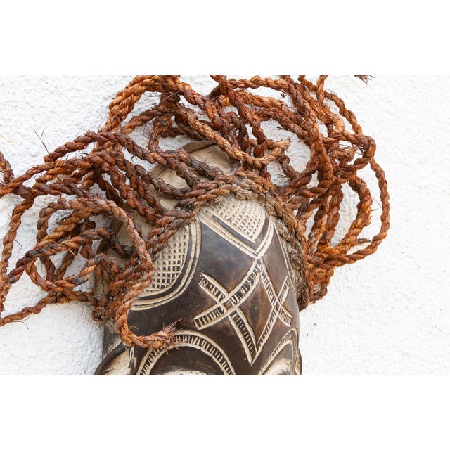 1950s Carved Guro African Mask Zamble Spirit For Sale - Image 5 of 8
