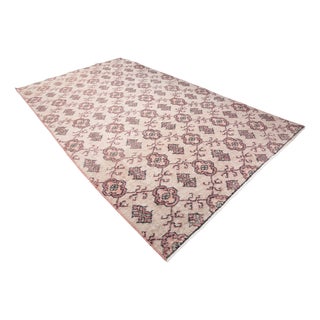 Vintage Wool Handmade Rug For Sale