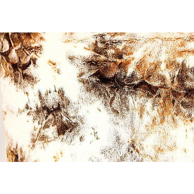 Textile Texture Velvet Fur Pony Pillow- a Pair For Sale - Image 7 of 12