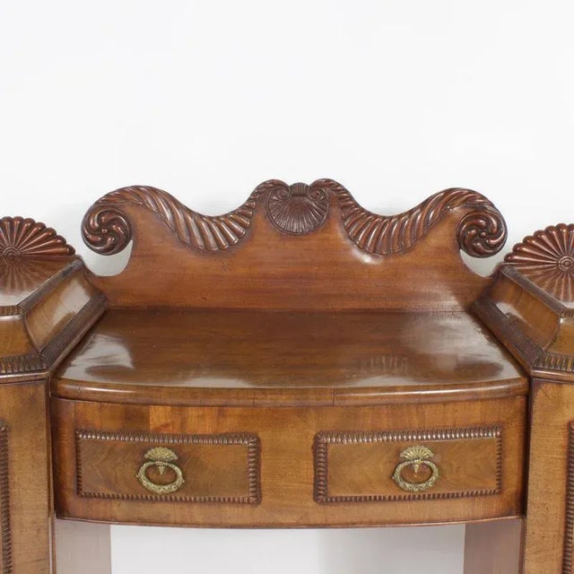 Small English Mahogany Sideboard For Sale - Image 4 of 9
