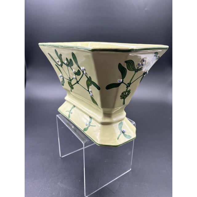 Mid 20th Century Italian Cachepot by Maioliche, Deruta For Sale - Image 11 of 13