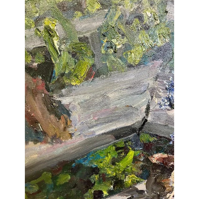 1990s Georgij Moroz, Fiordalisi, Oil Painting, 1992 For Sale - Image 5 of 7