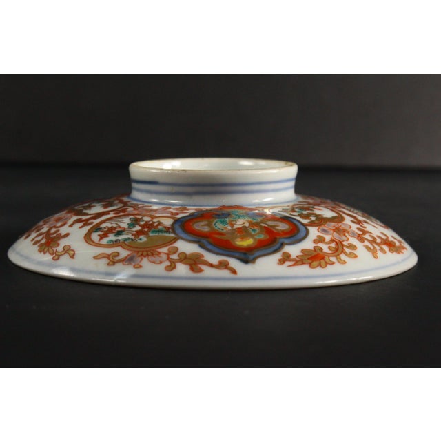 Pair of Japanese Small Imari Plates Sauce Bowls, 19th C. Edo/Meiji For Sale - Image 16 of 18