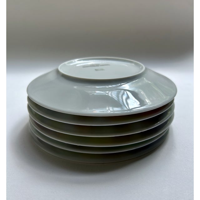 1990s Limoges "Alahambra" Cocktail Plates - Boxed Set of 6 For Sale - Image 12 of 18