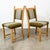 Henning Kjaernulf Mid Century Danish Modern Dining Chairs Set 4 Attributed to Henning Kjaernulf White Oak Green For Sale - Image 4 of 11