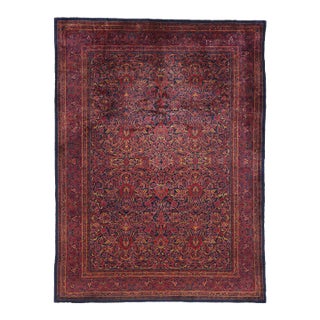 Antique Persian Sarouk Rug - 09'00 X 12'00 For Sale