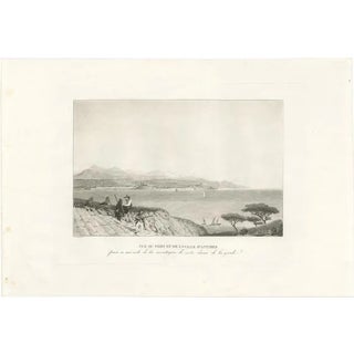 Garneray, Antibes, 1830, Paper For Sale