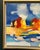 Original Swedish Oil on Canvas – “The Wandering Poet” by Anita Fröding – Signed – Vintage & Framed – 39 × 31 cm (15.4" ×...