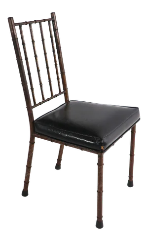 Faux Bamboo Side Chair by Schoolfield Industries
