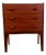 Vintage Danish Teak Nightstand with Three Drawers, 1960s For Sale