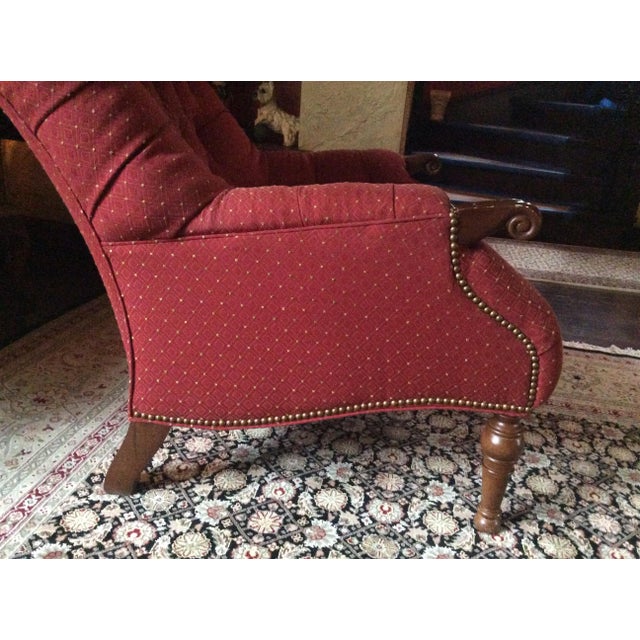 Sleepy Hollow Chair & Ottoman - A Pair | Chairish