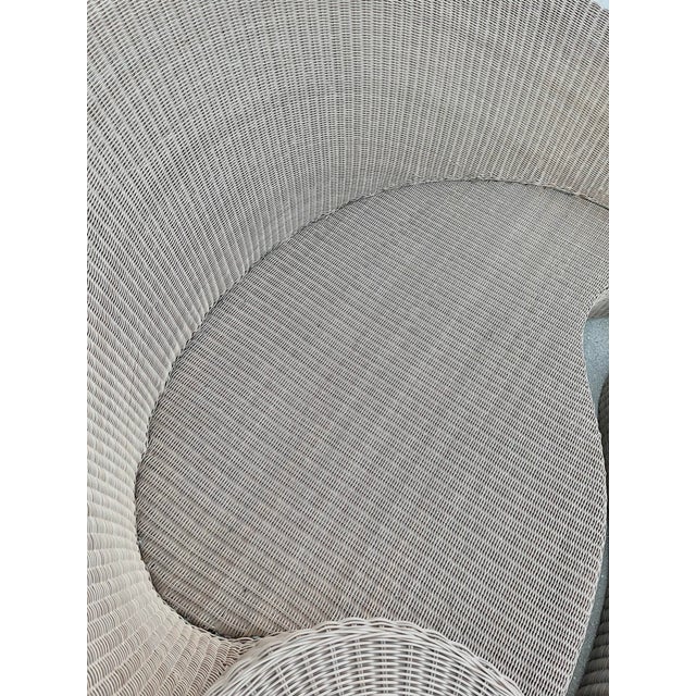 Vintage ‘Dune’ Woven Daybed | by Vladamir Kagan for Barlow Tyrie For Sale - Image 9 of 13