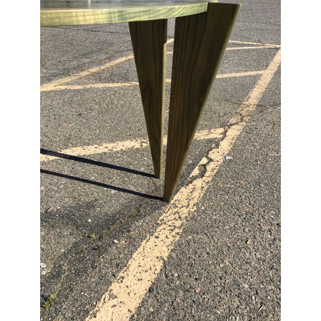Mid-Century "Boomerang" Atomic Curved Desk For Sale - Image 10 of 11