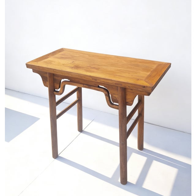Chinese 40" Long Antique Altar Table For Sale - Image 3 of 3