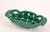 Mid-Century Modern Woven Ceramic, Pottery in Emerald Green from Vallauris (small village on the French Riviera). Marked at...
