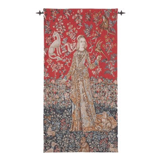 Lady of Cluny Loom Woven Tapestry - 145 X 75 Cm (4'9" X 2'6") - Requires Rod Size 2 For Sale