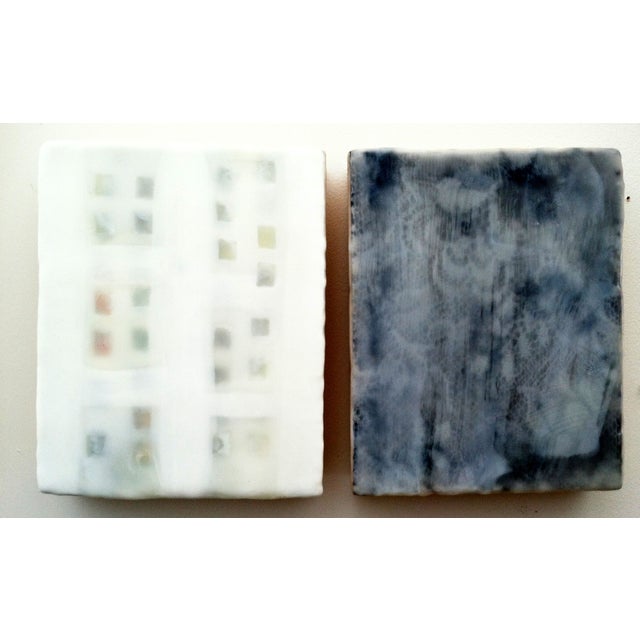 Paul Rinaldi Encaustic Diptych Paintings For Sale - Image 4 of 5