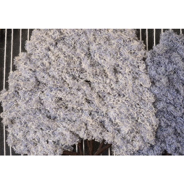 Vintage Mid-Century Vertical Strings Macrame Wallhanging For Sale - Image 9 of 12