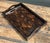 Late 20th Century Vintage Tessellated Coconut Shell Tray For Sale - Image 5 of 10
