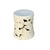 1980s 1980s Off White Cream Swirl Cloud Pattern Round Ceramic Stool Table For Sale - Image 5 of 12