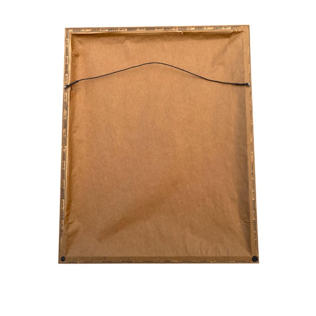 1990s New Mexico Artist Kevin Tolman Mixed Media Original Painting "In the Bosque" Southwestern Art For Sale - Image 9 of 9