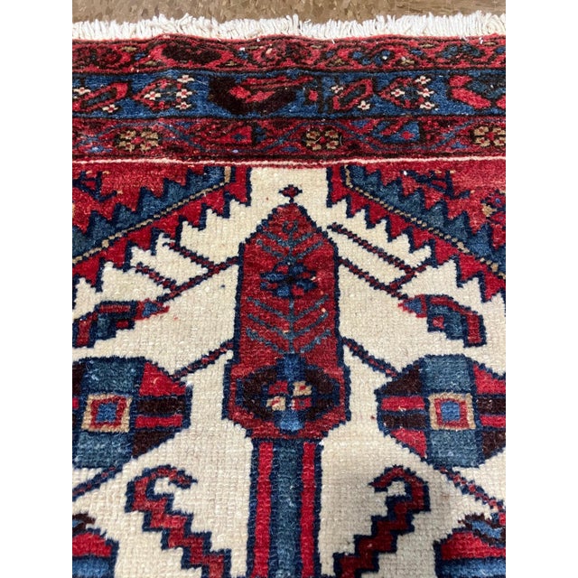 Traditional Vintage Persian Zanjan Rug 4'2" X 6'10" For Sale - Image 3 of 6