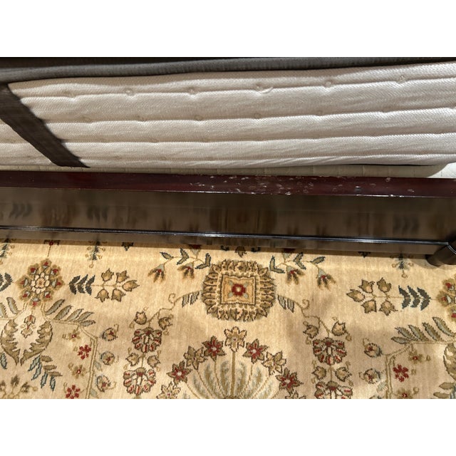 Wood Two Poster Bed Attributed to Thomas Pheasant for Baker Furniture For Sale - Image 7 of 12