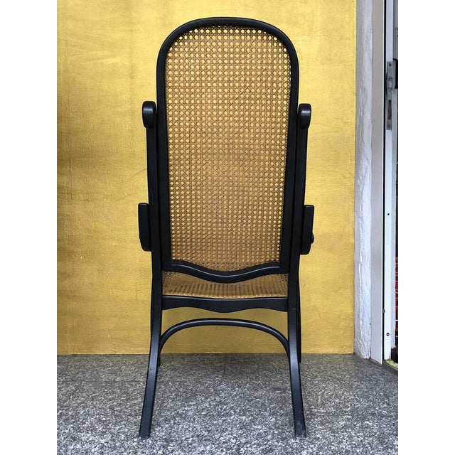 Black Antique Fireside Chair from Thonet, 1904 For Sale - Image 8 of 18