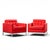 Florence Knoll Mid Century Relaxed Cube Club Lounge Chairs - Pair Each chair measures: 32.25 wide x 33 deep x 29 high,...