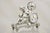 Antique French Louis XV Style Silver Plated Bronze Putto Mantel Clock by M Franjus Raison & Boyer. Item features signed...