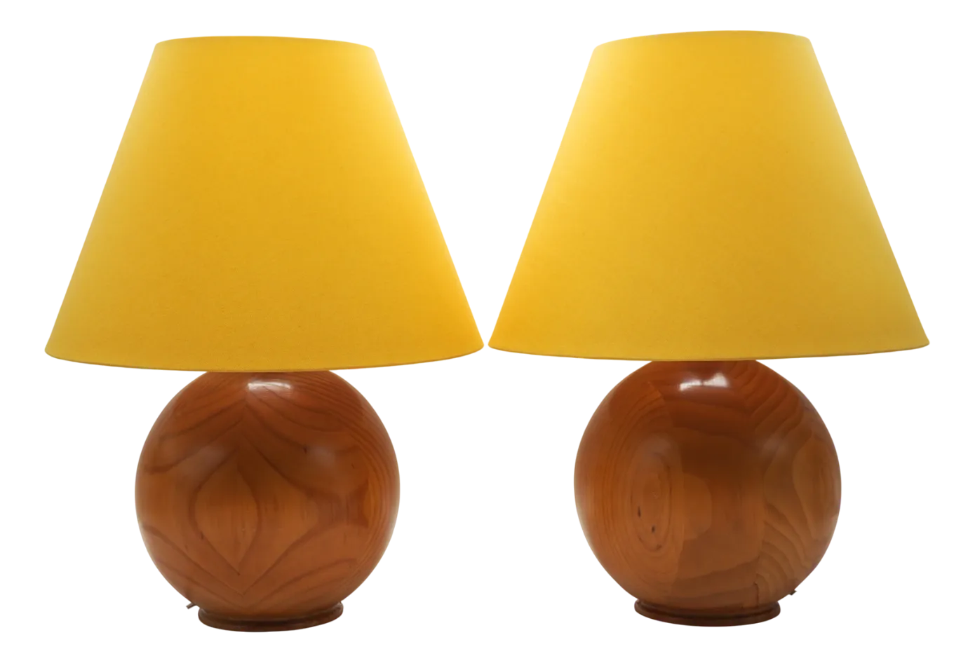 80s Vintage IKEA ランプ　ライト　北欧 Vintage Pine Table Lamps from Ikea, Sweden, 1980s, Set of 2 | Chairish