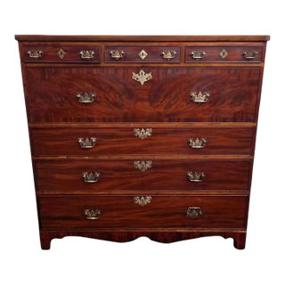 Antique 19th Century Federal Tall Chest For Sale