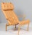 Bruno Mathsson Set of Pernilla 2 Lounge Chair and Ottoman in Leather by Bruno Mathsson for Dux, 1980s For Sale - Image 4 of 11